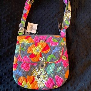 Vera Bradley saddle hipster in jazzy blooms print